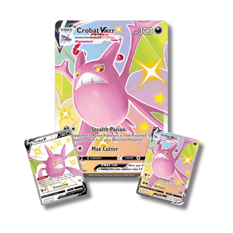 Pokemon TCG: Shining Fates Premium Collection - Shiny Crobat VMAX - Unbox Unbored