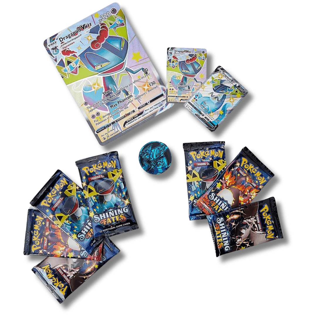 Pokemon TCG: Shining Fates Premium Collection - Shiny Dragapult VMAX - Unbox Unbored Ltd