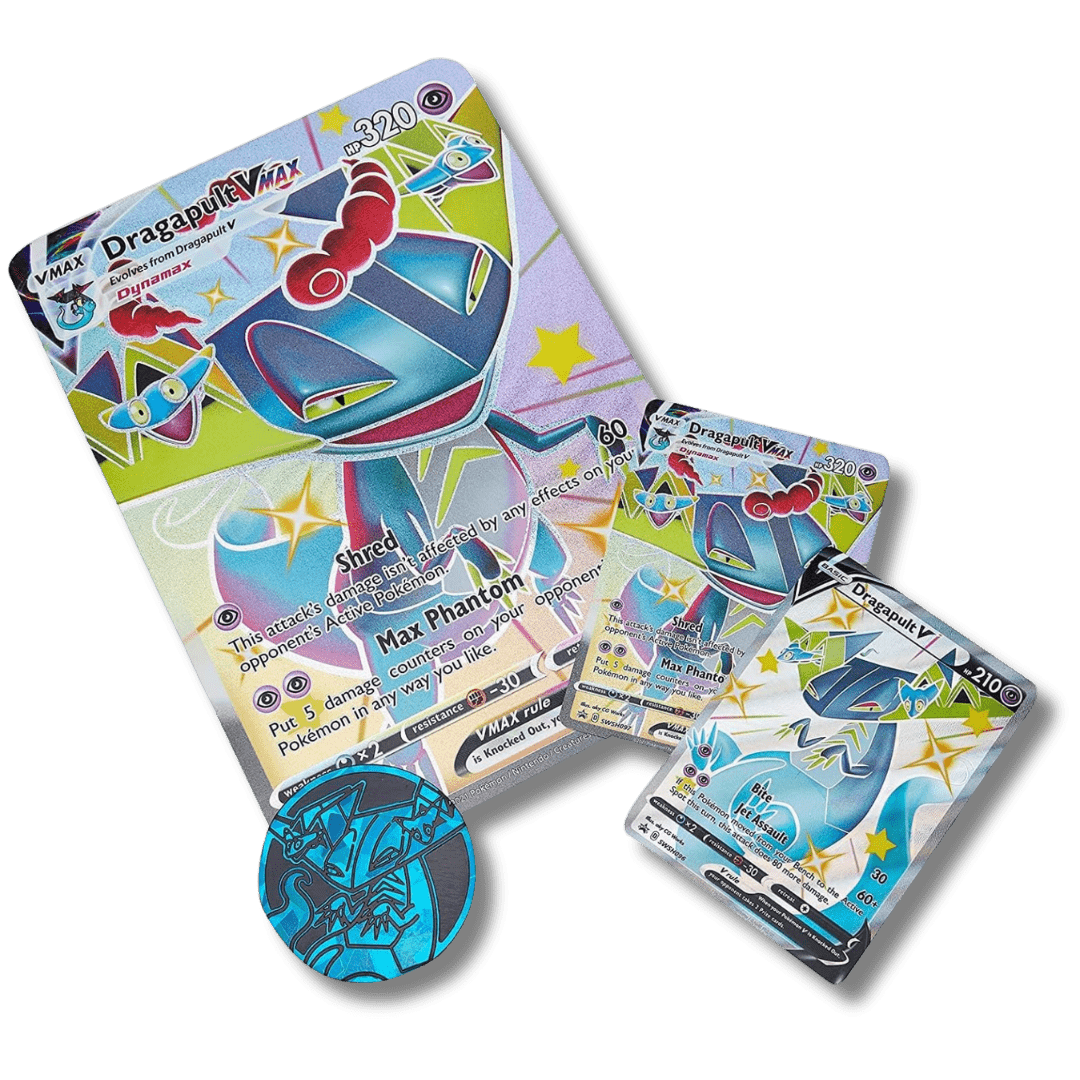 Pokemon TCG: Shining Fates Premium Collection - Shiny Dragapult VMAX - Unbox Unbored Ltd