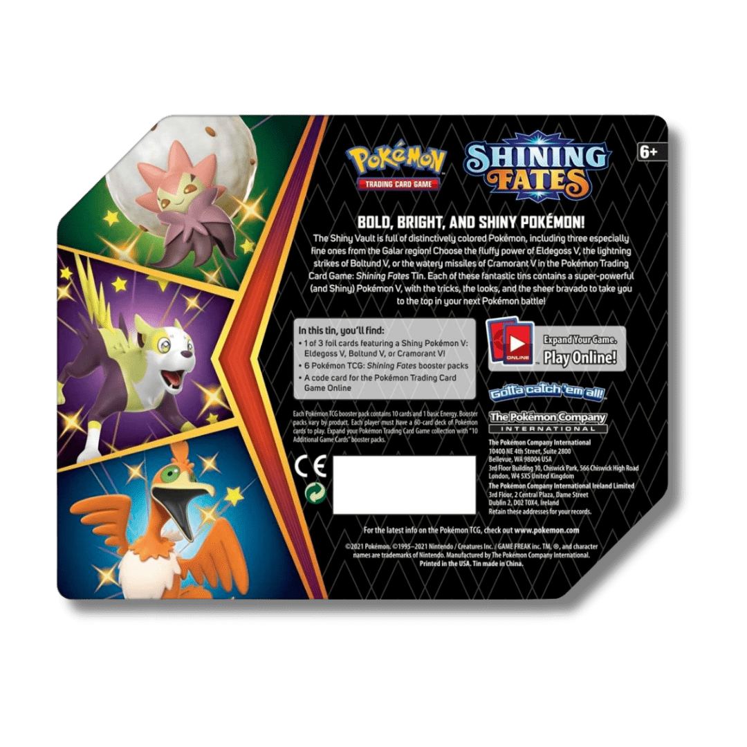 Pokemon TCG: Shining Fates Tin (Large) - Unbox Unbored Ltd