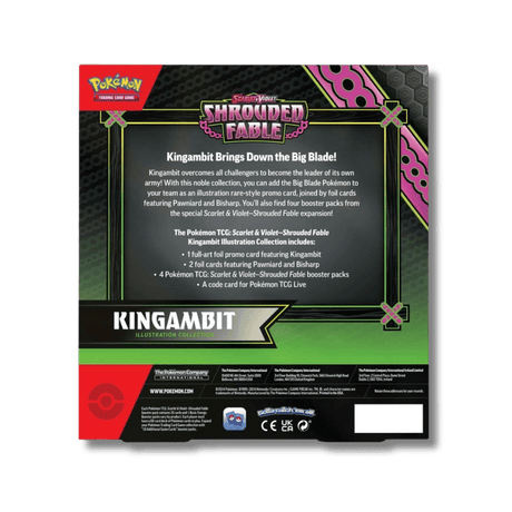 Pokemon TCG: Shrouded Fable Kingambit Illustration Collection - Unbox Unbored