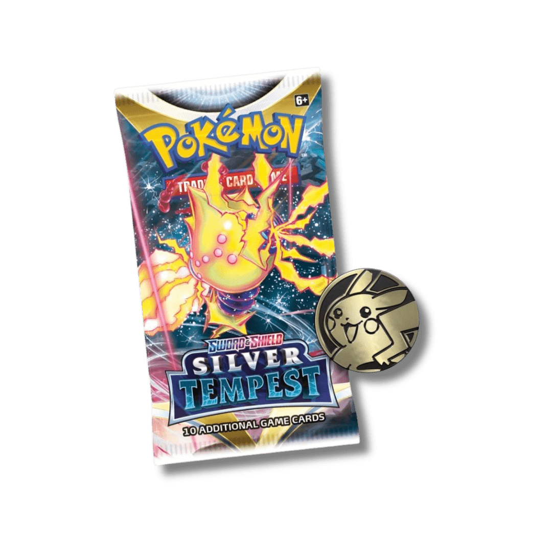 Pokemon TCG: Silver Tempest - 3 Booster Blister Pack - Unbox Unbored Ltd