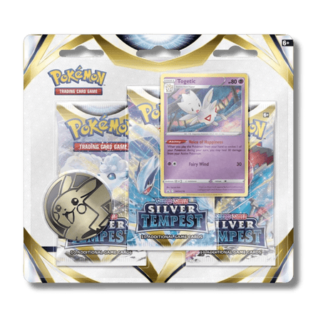 Pokemon TCG: Silver Tempest - 3 Booster Blister Pack - Unbox Unbored Ltd