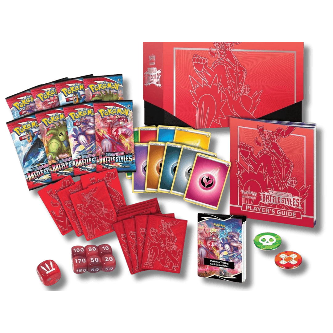 Pokemon TCG: Sword & Shield Battle Styles Elite Trainer Box - Red (Single Strike Urshifu) - Unbox Unbored Ltd