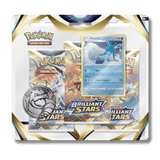 Pokemon TCG: Brilliant Stars - 3 Booster Blister Pack - Unbox Unbored