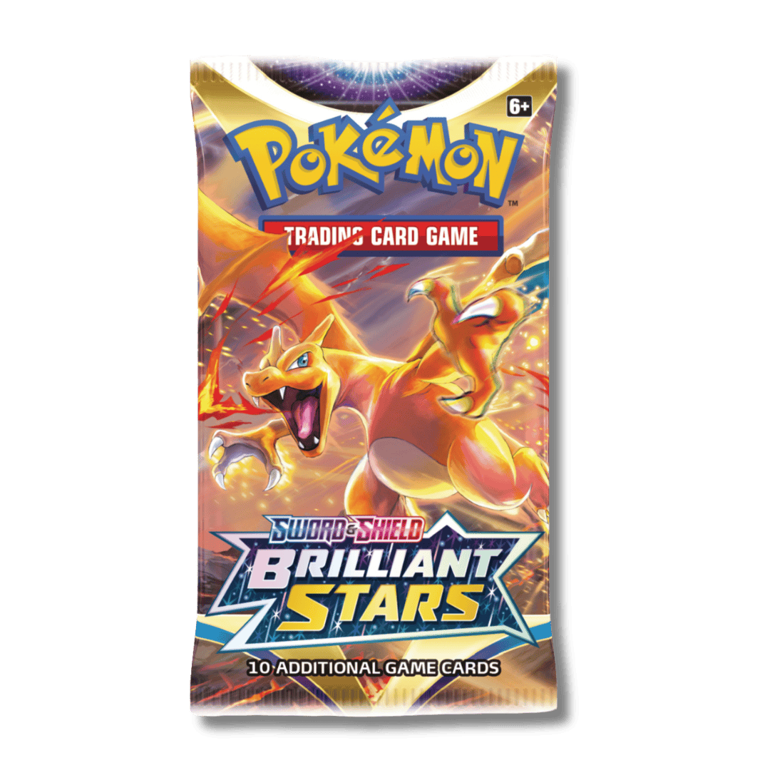 Pokemon TCG: Sword & Shield - Brilliant Stars Booster Pack - Unbox Unbored Ltd