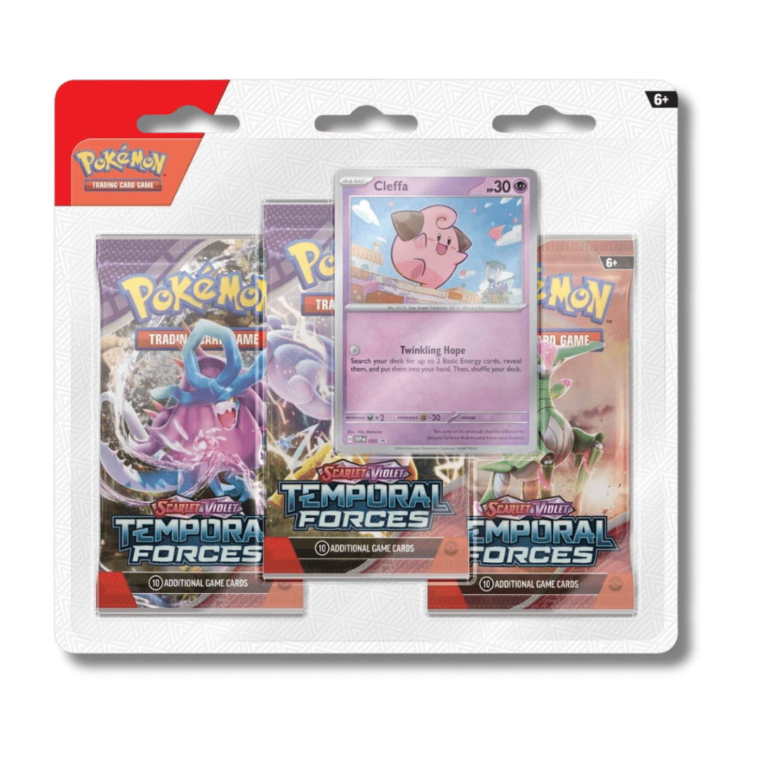 Pokemon TCG: Temporal Forces - 3 Booster Blister Pack - Unbox Unbored