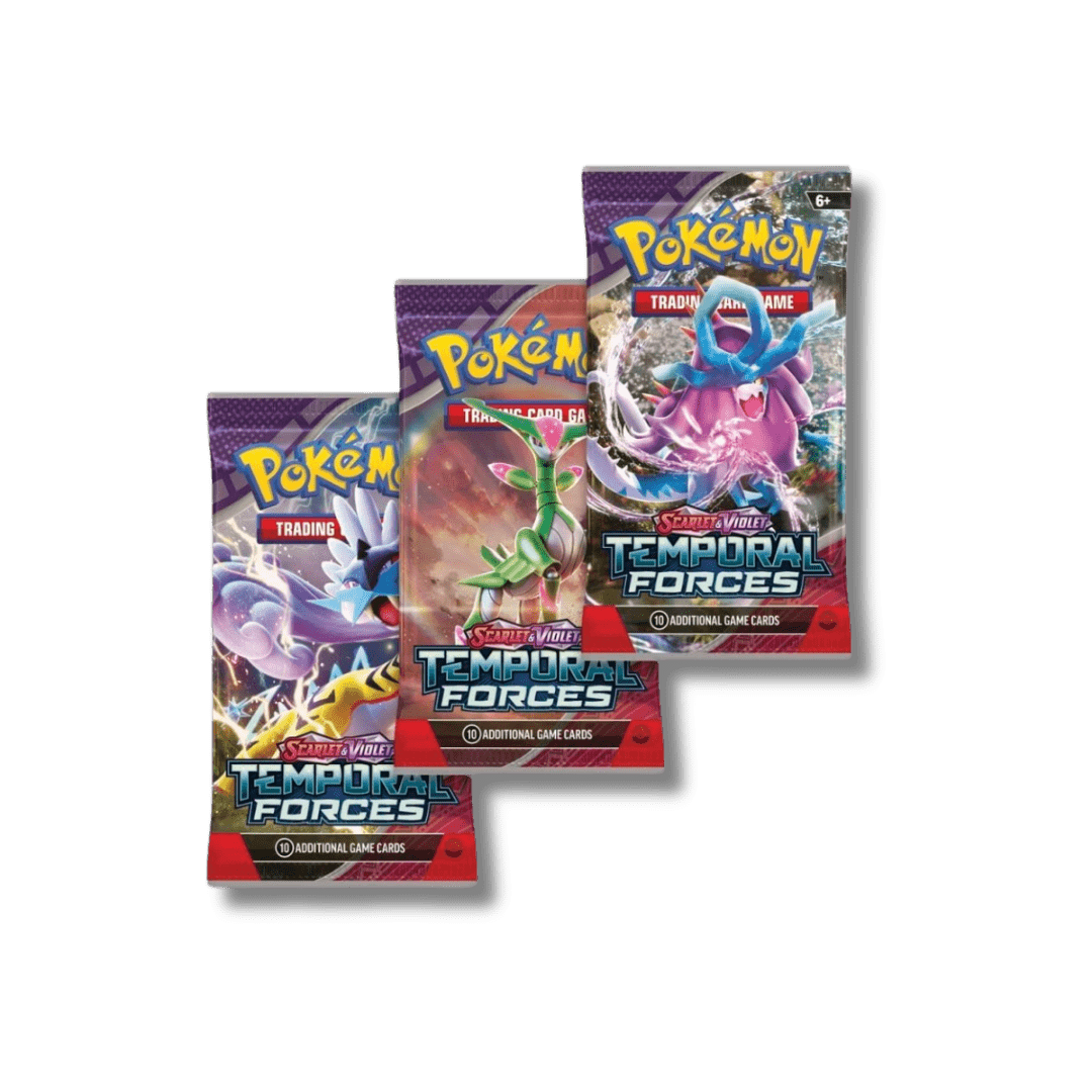 Pokemon TCG: Temporal Forces - 3 Booster Blister Pack - Unbox Unbored
