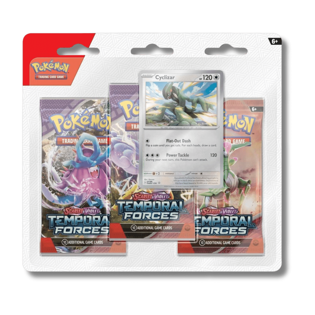 Pokemon TCG: Temporal Forces - 3 Booster Blister Pack - Unbox Unbored