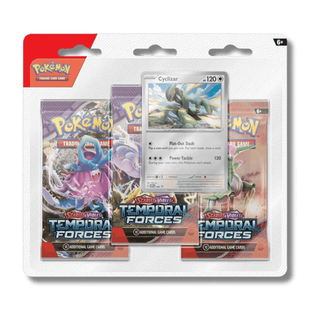 Pokemon TCG: Temporal Forces - 3 Booster Blister Pack - Unbox Unbored