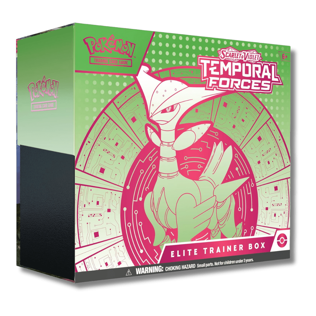 Pokemon TCG: Temporal Forces Iron Leaves Elite Trainer Box (ETB) - Unbox Unbored Ltd