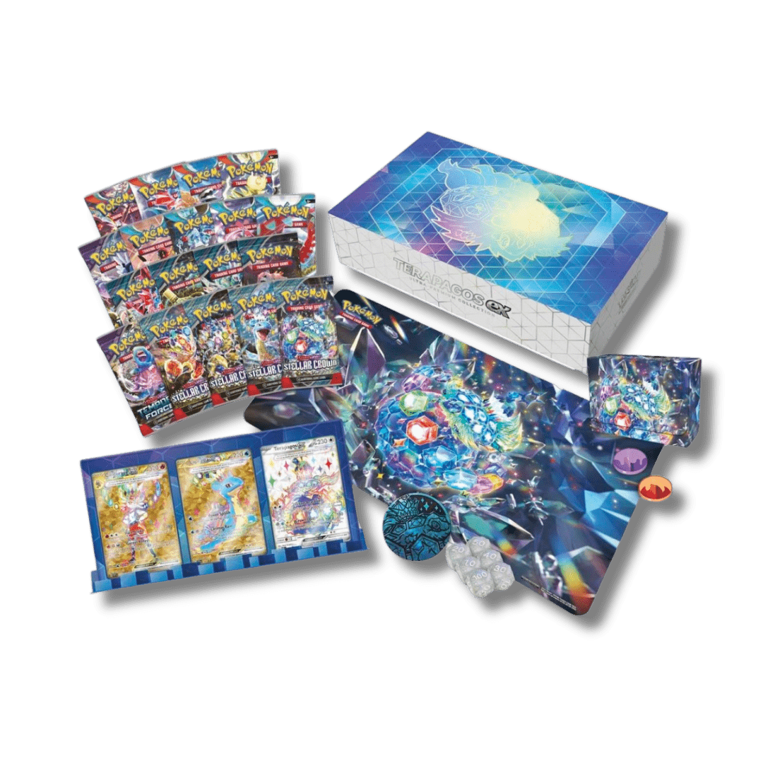 Pokemon TCG: Terapagos ex Ultra - Premium Collection - Unbox Unbored Ltd