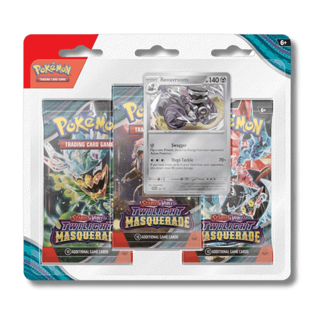 Pokemon TCG: Twilight Masquerade - 3 Booster Blister Pack - Unbox Unbored Ltd