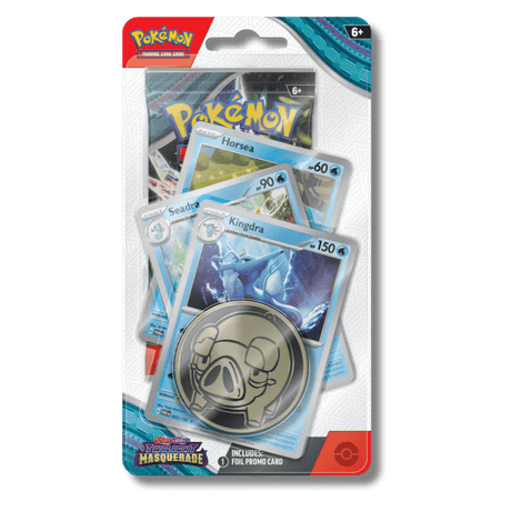 Pokémon TCG: Twilight Masquerade Premium Checklane Blister - Kingdra - Unbox Unbored