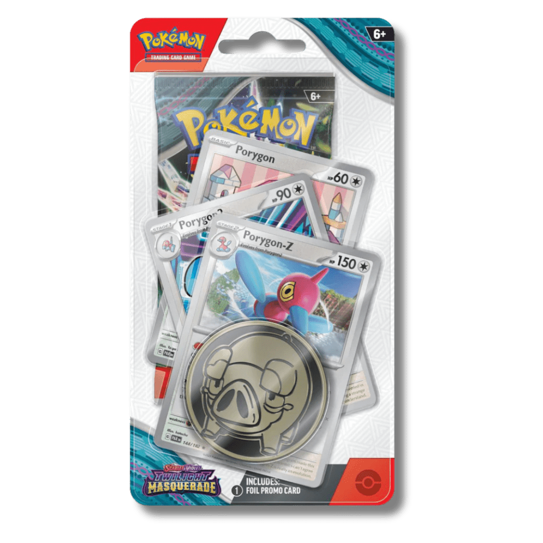 Pokémon TCG: Twilight Masquerade Premium Checklane Blister - Porygon - Z - Unbox Unbored