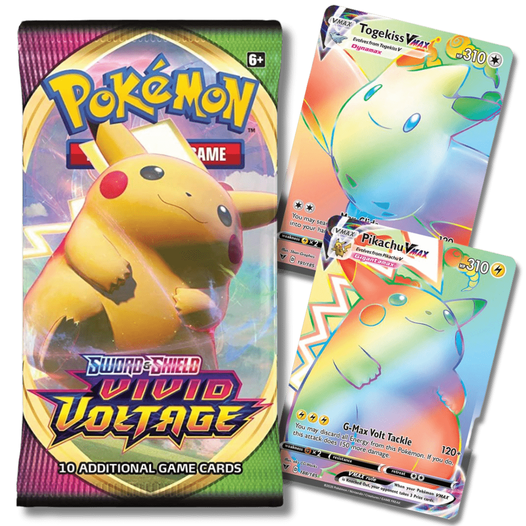 Pokemon TCG: Vivid Voltage Booster Pack - Unbox Unbored Ltd