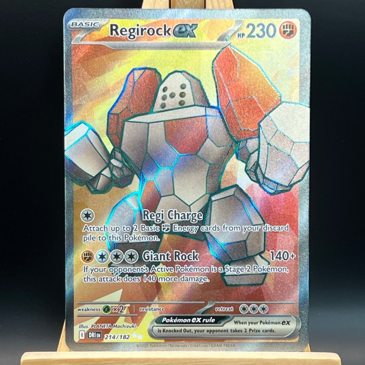 Regirock ex 214 Pokemon Card (Destined Rivals) - Unbox Unbored