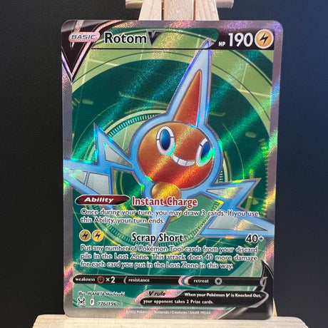 Rotom V #0176 Pokemon Card (Lost Origin) - Unbox Unbored Ltd