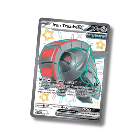 Pokemon TCG: Paldean Fates Large Tin (Shiny Iron Treads ex) - Unbox Unbored