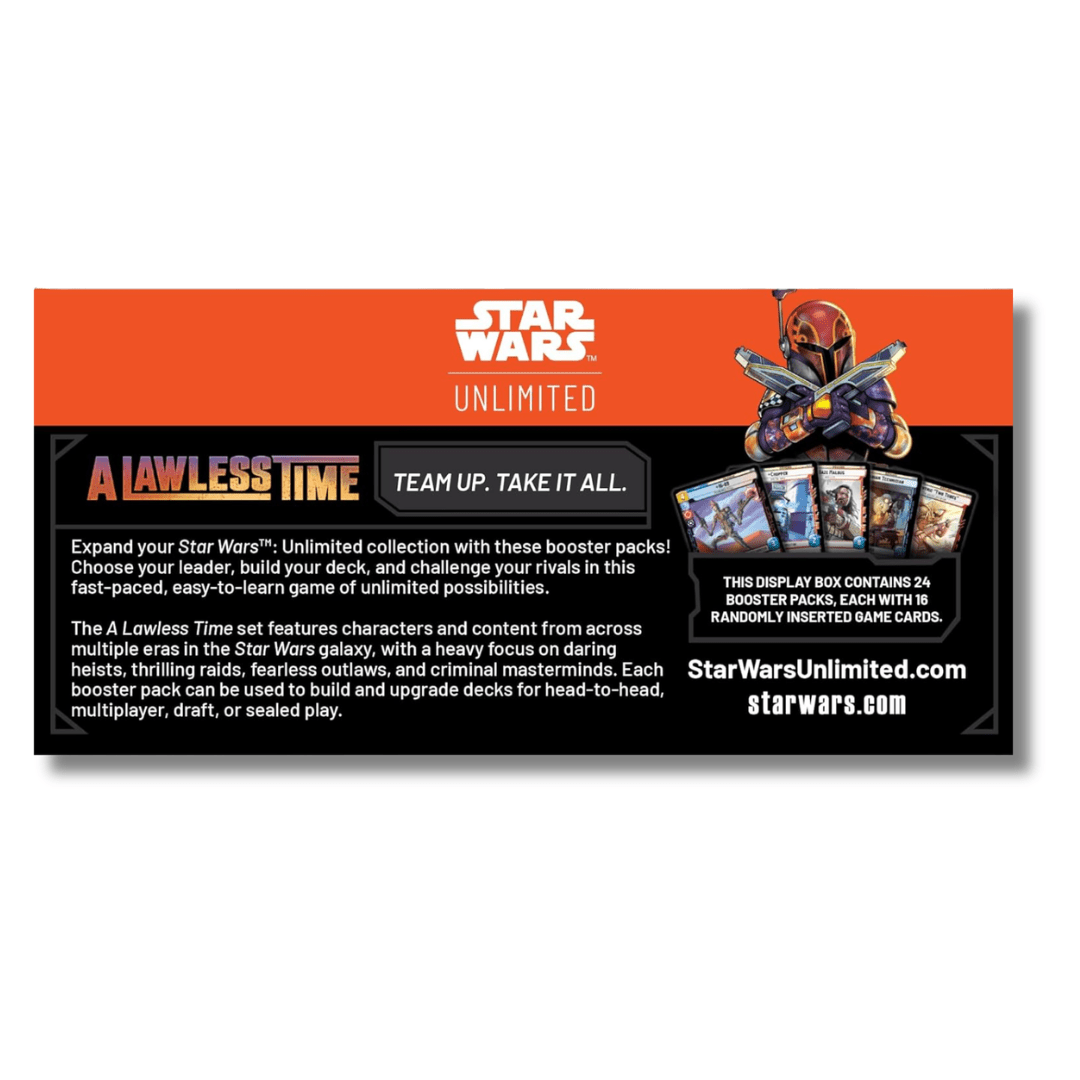 Star Wars: Unlimited - A Lawless Time Booster Box (24 Packs) - Unbox Unbored