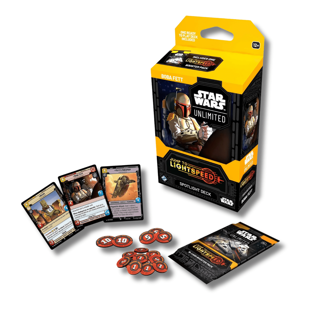 Star Wars: Unlimited - Jump To Lightspeed Spotlight Deck (Boba Fett) - Unbox Unbored