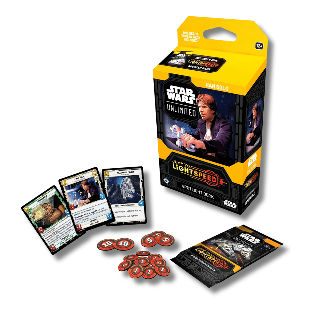 Star Wars: Unlimited - Jump To Lightspeed Spotlight Deck (Han Solo) - Unbox Unbored