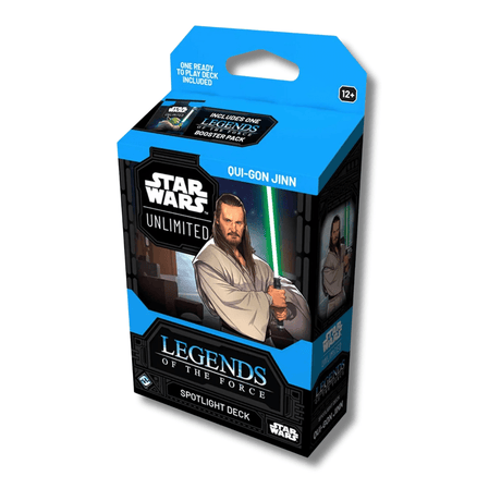Star Wars: Unlimited - Legends Of The Force Spotlight Deck (Qui - Gon Jinn) - Unbox Unbored
