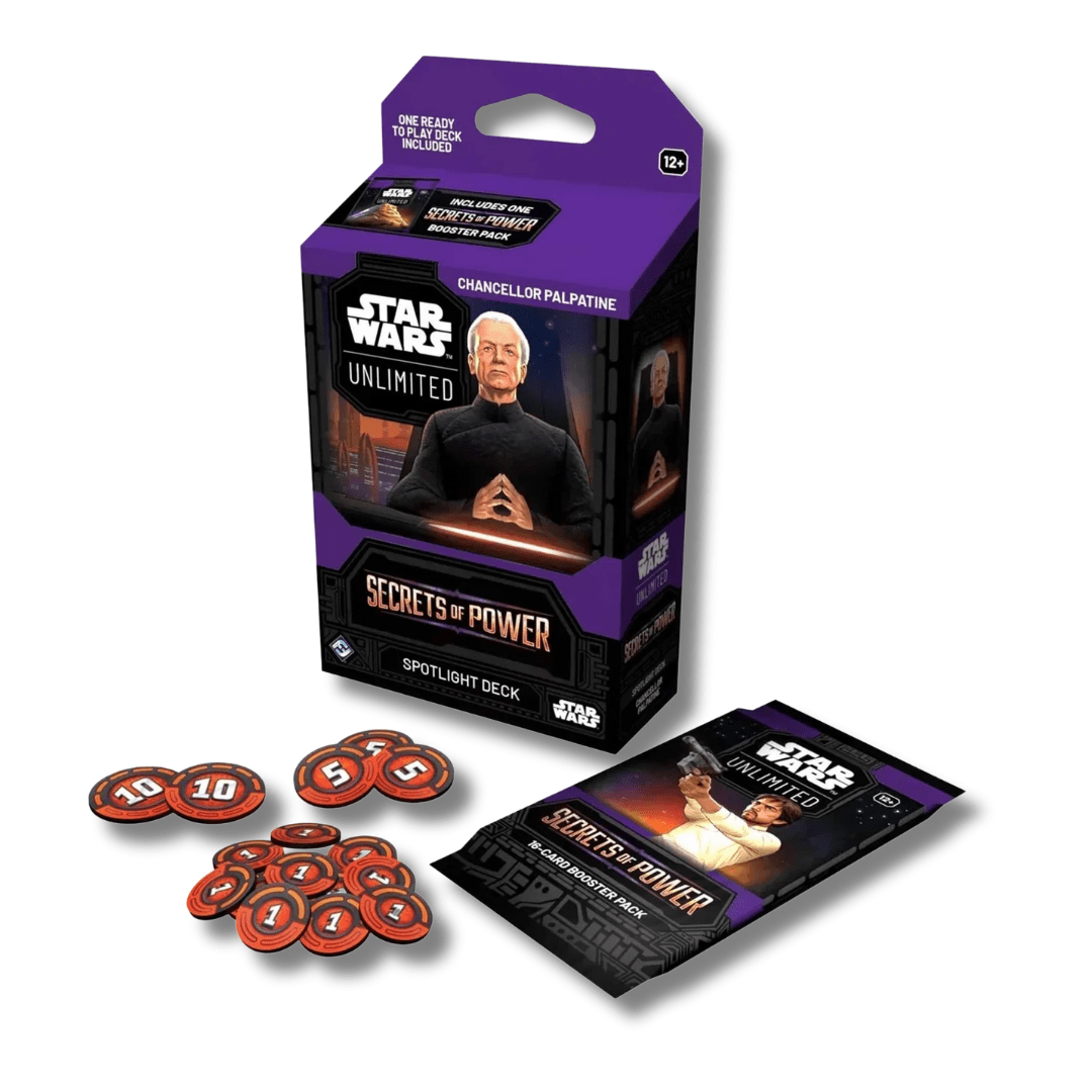 Star Wars: Unlimited - Secrets Of Power Spotlight Deck (Chancellor Palpatine) - Unbox Unbored