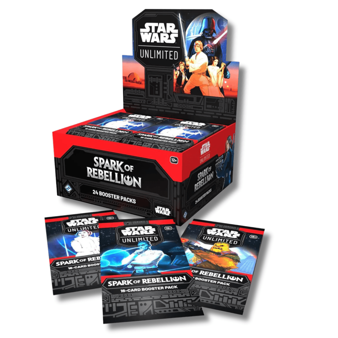 Star Wars: Unlimited - Spark of Rebellion Booster Box (24 Packs) - Unbox Unbored