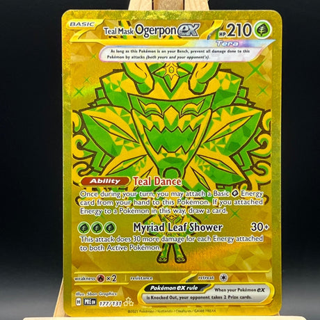 Teal Mask Ogerpon ex 177 Pokemon Card (Prismatic Evolutions) - Unbox Unbored