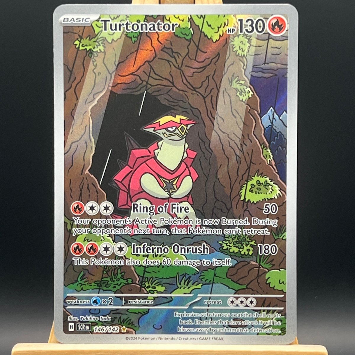 Turtonator 146 Pokemon Card (Stellar Crown) - Unbox Unbored