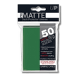 Ultra Pro: Matte Standard Non Glare Sleeves - Green (50) - Unbox Unbored