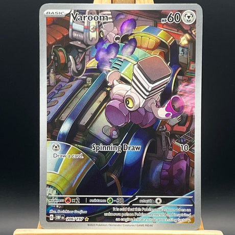 Varoom 206 Pokemon Card (Obsidian Flames) - Unbox Unbored