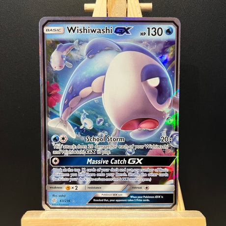 Wishiwashi GX #63 Pokemon Card (Cosmic Eclipse) - Unbox Unbored Ltd